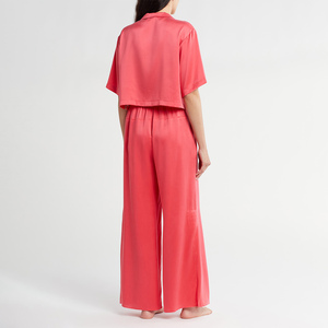 Ropa de Dormir al por Mayor para Mujer, Tallas Grandes, Sexy, Ropa de Noche Informal de Poliéster, Vestido de Noche, Pijamas de Seda y Satén - Product Image 2