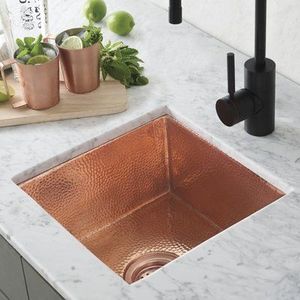 Exclusive Handmade Brass Kitchen Sink Contemporary Deep Single Bowl Luxury Wash <b>Basin</b> for Restaurant Home Hotel Kitchens - Product Image 1
