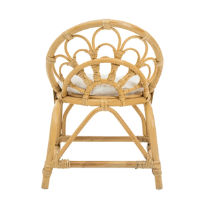 Fauteuil d'appoint en rotin écologique vietnamien, très vendu, avec coussin, pour enfants, prix de gros - Product Image 3