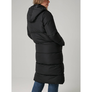 Chaqueta Larga Acolchada de Invierno Personalizada, Resistente al Viento, con Relleno de Poliéster, Capucha, Forro Acolchado, para Mujer - Product Image 3