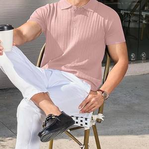 Servicio OEM Personalizado, Camiseta de Manga Corta Lisa con Diseño Sólido, Corte Regular, Logotipo Personalizado, Impresión Antiarrugas, Lona para Hombre - Product Image 3