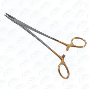 Portaagujas Quirúrgico Dentado Tc, Acabado Pulido Mate, 7 Pulgadas, Portaagujas Mayo Hegar Neivert con Anillos Desplazados - Product Image 4