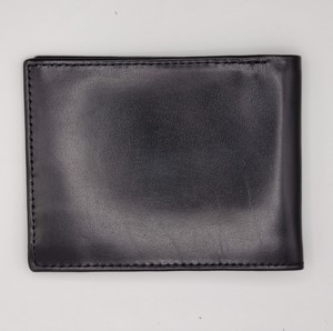 กระเป๋าสตางค์หนังพรีเมียมสั่งทำพิเศษสำหรับผู้ชาย ป้องกัน RFID ช่องใส่บัตรหลายช่อง บุภายในนุ่ม มีจำหน่ายสำหรับขายส่ง คุณภาพสูง ดีไซน์หรูหรา - Product Image 1