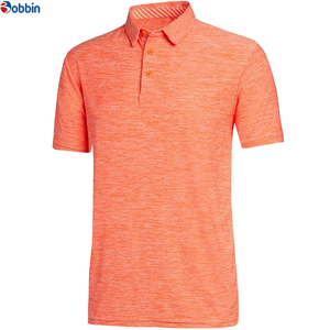 Camisas Polo de Alto Rendimiento para Hombre, Diseño Sólido con Patrón Bordado, Cuello Camisero, Estilo Casual de Negocios, Transpirables - Product Image 3
