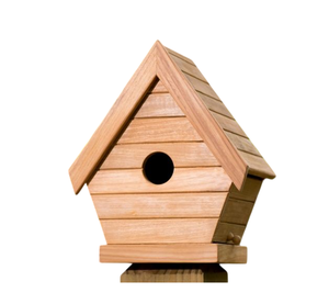 Elegante Casita de Madera para Pájaros con Atractivo Decorativo para Temas de Paisajes de Jardín - Product Image 5
