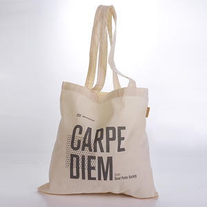 Sac fourre-tout en toile de coton écologique personnalisé, idéal pour les promotions scolaires, logo imprimé en sérigraphie, sac cadeau Minh Ha Small - Product Image 5