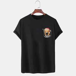 เสื้อยืดผู้ชายคุณภาพเยี่ยม ผ้าฝ้าย 100% ทนทาน สไตล์สตรีทแวร์ แห้งเร็ว เป็นมิตรกับสิ่งแวดล้อม ระบายอากาศได้ดี เหมาะสำหรับกิจกรรมกลางแจ้ง - Product Image 3