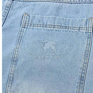 Shorts en jean décontractés pour hommes, inspirés du streetwear, coupe décontractée, style moderne de jorts en jean - Product Image 5