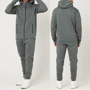 Conjunto de Sudadera con Capucha Oversize Personalizado para Hombre, Pantalones Cargo de Chándal Modernos, Transpirables, de Corte Holgado con Cremallera y Detalle de Pintura - Product Image 6