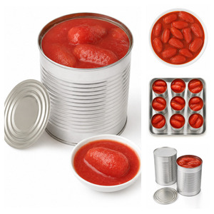 Fabricant vietnamien, prix de gros, tomates Roma de qualité supérieure en conserve de 20 oz dans du jus de tomate - Product Image 1