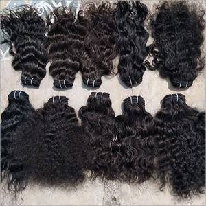 Extensiones de Cabello Humano Rizado Remy Indio a Granel, Doble Trama, Doble Grosor, con Baby Hair, 100% Densidad, Aptas para Todos los Colores - Product Image 3