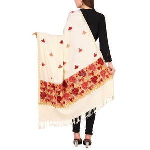 Chales de Lana Largos Estampados para Mujer, Chales de Pashmina de Moda con Diseño de Bordado de Alta Calidad al por Mayor - Product Image 5