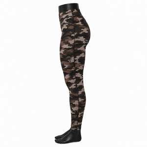 VYRRA INTERNATIONAL Mid Waist Full Length Breathable Stretch Knitted <b>Leggings</b> for Women All Seasons Spandex/<b>Polyester</b> - Product Image 5