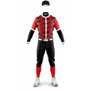 Custom Baseball Jersey Set <b>Orange</b> Black Striped 10 Number Softball Uniform with <b>Socks</b> and Cap - Product Image 5