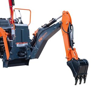 Trattore 20-65 CV con retroescavatore oscillante da 97 pollici (246 cm) con attacco a 3 punti categoria 1 e 2 attacchi, benna da 12 pollici (30 cm) per uso agricolo - Product Image 5