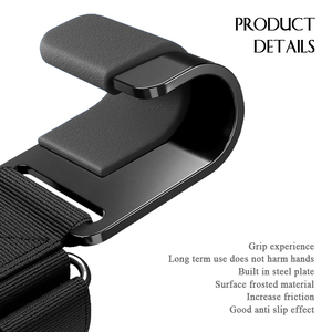 Ganchos Profesionales para Levantar Pesas en el Gimnasio, para Entrenamiento Intenso, Peso Muerto, Dominadas y Mejora del Rendimiento Físico - Product Image 3