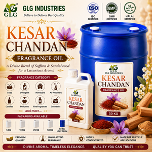 Huile parfumée Kesar Chandan en vrac, fournisseur et fabricant indien, composé de parfum synthétique, vente en gros B2B pour acheteurs, utilisation pour savons et bougies - Product Image 2