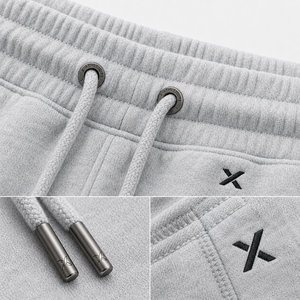 Shorts de sport X Sports City pour homme, haute qualité, 320 GSM, 100 % coton molletonné, parfaits pour les activités de plein air, style décontracté, look premium. - Product Image 5