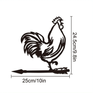 Insegna da Parete Solare Vintage Stile Fattoria da 40 cm per Decorazioni da Giardino e Applicazioni Domestiche - Product Image 6