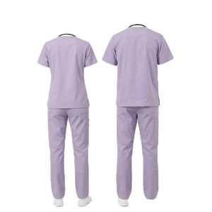 Combinaison de travail pour femmes à manches courtes, personnalisable avec logo, pour hôpital, salon de beauté, uniforme médical, uniforme d'infirmière - Product Image 2