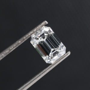 0.55 Ct E Color VS2 Clarity Emerald Cut Lab Engineered Diamond Polished Diamond HPHT IGI Tested for Jewelry Making B2B Diamond - Product Image 2