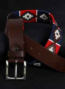 เข็มขัดโปโลหนังทอสไตล์อาร์เจนตินาคุณภาพสูง น้ำหนักเบา ผลิตตามสั่ง ขายส่ง พร้อมงานปักมือแบบกาวโช RUB - Product Image 5