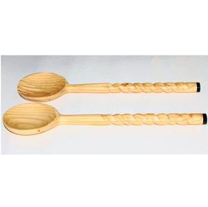 Juego de Servidores de Ensalada de Madera de Acacia, Ecológico, Apto para Lavavajillas, Utensilios de Cocina para el Hogar - Product Image 2