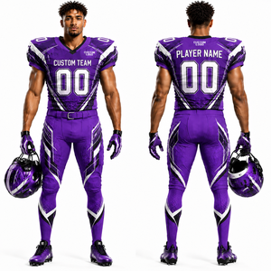 Conjunto de Uniforme de Fútbol Americano Gridiron, Pantalones y Camiseta Personalizables para Temporada, Competición, Recreación, Reversibles con Ribetes Elásticos - Product Image 2