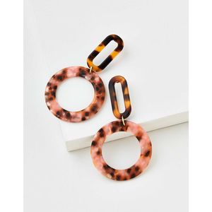 ต่างหูเรซิ่นดีไซน์เนอร์ทำมือ งานฝีมือศิลปะระดับหรูหรา ดีไซน์ทันสมัย ทนทาน คริสตัลแฟชั่น - Product Image 6