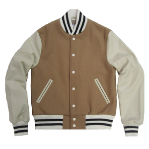 Men's High Quality <b>Winter</b> Style College Letterman Varsity Baseball <b>Jackets</b> Custom Chenille Embroidered Canvas <b>Leather</b> Sleeves - Product Image 5