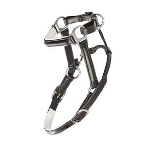 Harnais de polo en cuir et nylon durable pour chevaux, ajustement réglable, rembourrage doux, quincaillerie, design confortable, entraînement équestre - Product Image 5