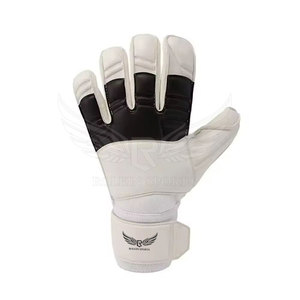 Nouvelles Gants de Gardien de But Professionnels en Cuir Imperméables Protection UV Respirants Sangle de Poignet Réglable Fermeture Auto-agrippante - Product Image 2