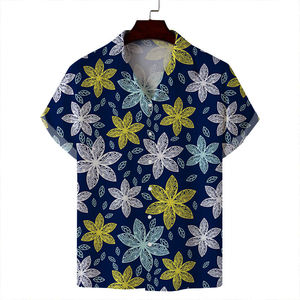 New Arrival Vintage Shirts for Men Casual Button <b>Bowling</b> Short Sleeve Hawaiian Spandex/Polyester Summer Breathable Quick Dry - Product Image 3
