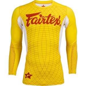 Rashguard MMA léger à manches longues Fair Tex de haute qualité pour arts martiaux, BJJ, hommes et femmes, tenue No Gi AI-RG-40 - Product Image 4