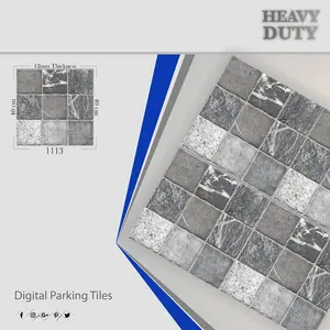 Azulejos digitales de cerámica para estacionamiento de suelo, calidad superior, 16x16, grado comercial, 400x400mm, la más reciente, 40x40cm, para Centro Comercial