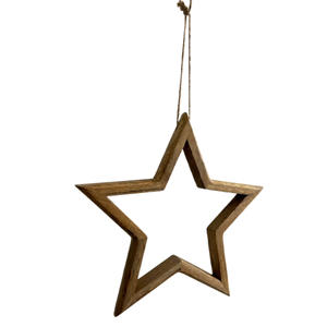 Modern Natural Wooden Christmas <b>Hanging</b> <b>Star</b> Ornament Handmade Eco-Friendly Wall Decor Home Decoration Festival Party - Product Image 4