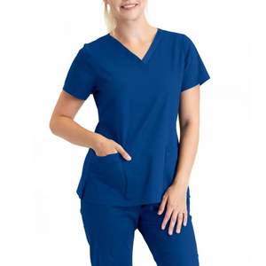Nuevo Conjunto de Uniformes Médicos MARS CLOTHIX con Cuello en V, Estilo Dividido, Pantalones Rectos con Bolsillos y Detección de Agujas, Unisex para el Sector Sanitario - Product Image 3