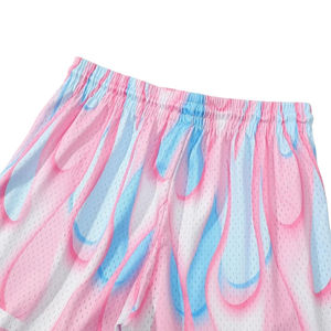 Tissu en toile 100 % polyester à séchage rapide, personnalisable par sublimation, respirant, taille élastique, sportif, uni, pour fitness, gym, et basketball - Product Image 3