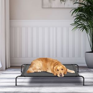 Cuccia per Cani XL Ovale in Lino 127x79x20 cm, Letto per Animali Domestici in Cotone alla Moda, Rimovibile e Lavabile per Interni, Primavera e Inverno - Product Image 4
