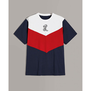 Camisetas Unisex Extra Grandes de Algodón 100% Transpirable con Bordado a Cuadros y Hombros Caídos para Hombre, Ecológicas, 430gsm, Verano - Product Image 1