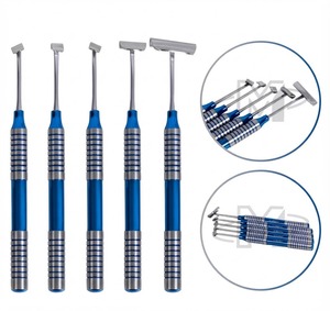 Kit de brossage doux Instruments dentaires Instruments chirurgicaux pour implants Réutilisables en acier inoxydable Flaps linguaux Set de chirurgie 5 NOUVEAUX CE - Product Image 1