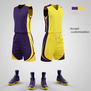 ชุดบาสเก็ตบอลแบบกลับด้านได้ คุณภาพสูงจากโรงงานผู้ผลิต (OEM) สำหรับทุกเพศ พิมพ์ลาย ระบายอากาศได้ดี เหมาะสำหรับเล่นกีฬาในฤดูร้อน พร้อมตัวเลือกปรับแต่งได้ - Product Image 3