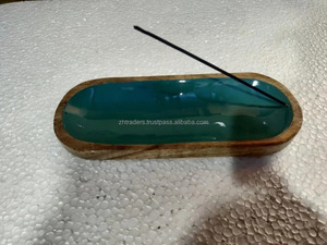 ที่ใส่ธูปไม้หรูหราพร้อมที่รองเถ้า สำหรับพิธีกรรมทางศาสนา ใช้ตกแต่งบ้าน เหมาะเป็นของขวัญในเทศกาลอีดและรอมฎอน - Product Image 4