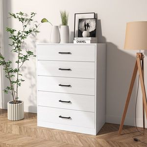 Nuovo Comò Moderno Bianco con 4 Cassetti - Product Image 1