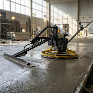 Ponceuse à béton autotractée à prix d'usine, machine de finition de sols en béton, moteur essence 5,5 CV, surface polie haute efficacité - Product Image 2