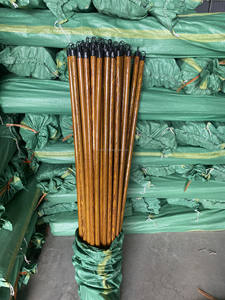 Oferta Especial: Mango de Escoba de Madera de Eucalipto con Película de PVC con Textura de Madera, Agarre Cómodo y Uso Duradero - Product Image 5