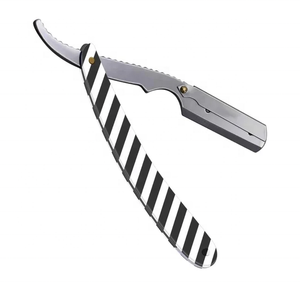 Top Selling Professional Barber Straight Razor Stainless Steel Anti-Rust Plastic Handle A+ Grade Quality Grooming Tool for <b>Men</b> - Product Image 5
