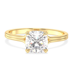 Anillos de compromiso solitarios REYES de moissanita de corte cojín de alta calidad de 1.82 quilates para mujer en plata de ley 925, joyería fina para boda - Product Image 1