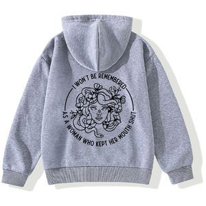 Sweat-shirt à capuche zippé pour femmes et hommes, 300 GSM, doux, manches longues, vêtements de sport décontractés, vêtements de détente, sweat-shirt chaud pour l'extérieur - Product Image 1