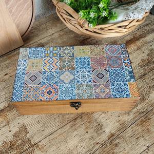 Boîte de rangement en bois imprimée pour bijoux et huiles essentielles – Vente en gros - Product Image 5